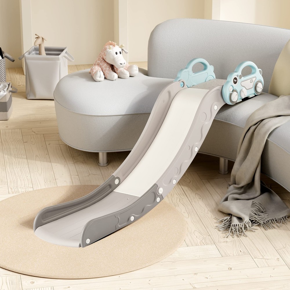 Indoor Kids Baby Couch Slide for Toddler 1-3, Sofa Slide Add-on Attachment fo…