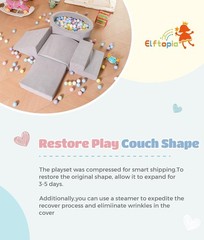 Foam Climbing Blocks with Ball Pit Designed for Toddlers Aged 1-3 -Great for …