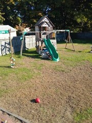 Backyard Discovery Tucson Cedar Wooden Swing Set