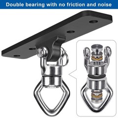 2Pack Ceiling Mount Swing Hanger with Bearing 900 LB Capacity Heavy Bag Hange…