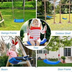 Tree Swing Seat, Swing Set Accessories for Kids Outdoor & Indoor Playground, …