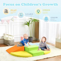 Climbing Toys for Toddlers, Toddler Climbing Toys Indoor, 7-Piece Soft Foam C…