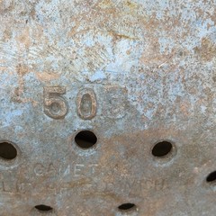 Vintage Early 1900’s Blue Metal Gametime Swing Seat w/ Original Hooks.