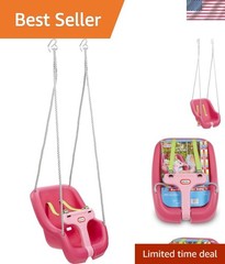 2-in-1 Snug ‘n Secure Swing Magenta