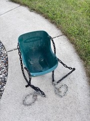 Playstar Commercial Outdoor Swing PlayStar #7534, High Back Seat, 155 lb
