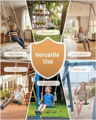 Weatherproof Tree Swing for Kids,Heavy Duty 264LB for Backyard | Green