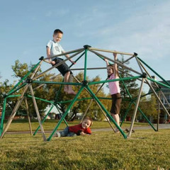 Lifetime 90136 Kids Geo Dome Climber 5′ Outdoor Fun Playset Jungle Gym Earthtone