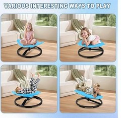 FAHKNS Spinning Chair Orange ADHD Autistic Autism Kids Sensory Sit And Spin NEW