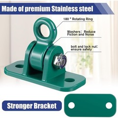 6 Sets Heavy Duty Swing Hangers for Wood and Concrete with Swing Hooks Hardware