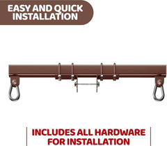Swingset Conversion Bracket – No Tree, No Problem, Convert Your Swingset to a Sw