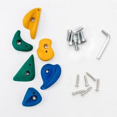6 Rock Climbing Holds – Replacement Holds Rock Climbing Wall for Kids