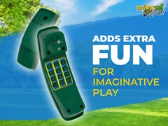 SWING SET STUFF TELEPHONE GREEN fort playground park accessories outdoor 0007