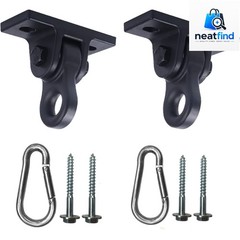 Heavy Duty Black Swing Hangers Screws Bolts Included Over 5000 lb Capacity Pl…