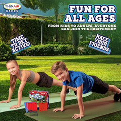 Backyard Field Day Obstacle Course Game – 27 Double-Sided Foam Challenge Tiles w