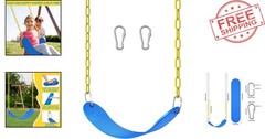 Heavy-Duty EVA Swing for Kids & Adults – 66″ Long Anti-Rust Chains, Safe Design