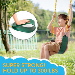 2PCS Heavy Duty Swing Seat with 66″ Chain New in Box