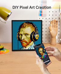 64 X 64 LED Panel Digital Frame Wifi Pixel Cloud APP Control Gaming Room