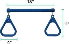 Safe & Sturdy Trapeze Swing Bar Set: Perfect Addition to Backyard Activities