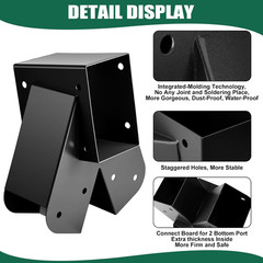 Heavy Duty a Frame Swing Set Bracket Kit Include 2 Brackets & 2 Swing Hangers wi