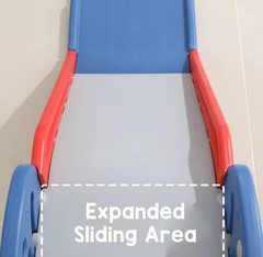 Sturdy Slide for Kids Age 2-6, Plastic Toddler Slide Climber Set Outdoor Indoor