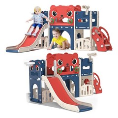 Toddler Climber Slide Playset Outdoor Indoor Freestanding Playground for Kids