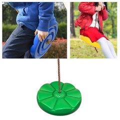 Heavy Duty Plastic Disc Tree Swing With PE Rope For Kids Children Outdoor P UQHO