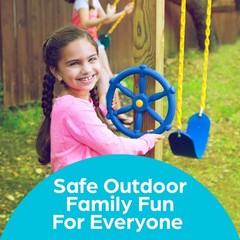 Pirate Ship Wheel Toy For Kids Outdoor Playhouse Easy To Install 12 Inch Diam…