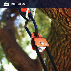Ekat Micro Aluminum Side Swing Pulley, Backyard Zipline, Trolley