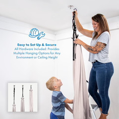 Sensory Swing for Kids & Adults – Holds 300Lbs, Indoor Outdoor Sensory Swing for