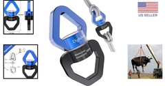 Portable Aluminum Swing Swivel Spinner for Trees and Hammocks – Easy Setup