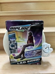 RIPLINE Flying Saucer Swing Seat with LED Lighted Seat – Up To 125lbs 🆕
