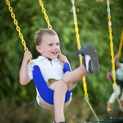 Heavy Duty Kids Swing Seat – Safe Non-Slip Blue Outdoor Playground Equipment