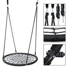48” Durable Spider Web Tree Swing Set PE Rope Large Size up to 600 lbs Outdoor