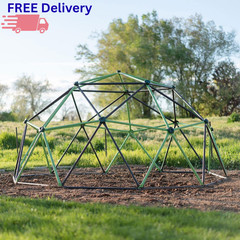 66″ Outdoor Climbing Dome Heavy Duty Geometric Jungle Gym Kids Playground Toy
