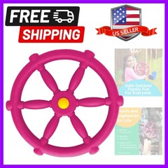 Swing Set Accessories – Pirate Ship Steering Wheel for Kids Outdoor Playhouse…