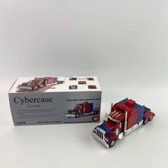 Cybercase 1:24 Scale Toy Semi Truck Model, Pull Back Truck Toy with Rear Wheel S