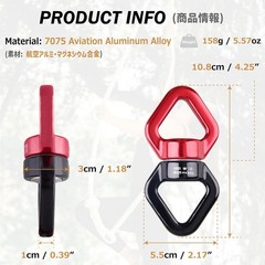 30 Kn Tree Swing Swivel Spinner, Safest Rotational Climbing Rope Devices Hanging