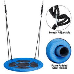 48″ Saucer Tree Swing Set for Kids Waterproof Flying Swing Seat for Swing Seat