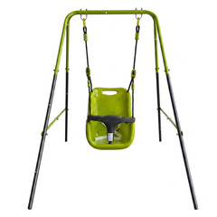 Indoor-Outdoor Baby Swing with Safety Seat for Toddlers