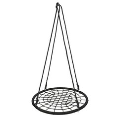 48″ Spider Web Swing Set Large Platform Net Adjustable Hanging Ropes for Kids