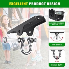 Swing Hanger Heavy Duty Ceiling Swing Mount 1000 LBS Capacity Heavy Bag Hange…