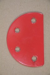 1x Space Dome Climber Replacement Red 4 Hole bracket – 4″ Half round