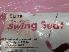NEW Pink Swing Set Seat Vinyl Coated Chains 120lb Capacity Kids Playground