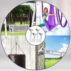4Pcs Heavy Duty Swing Hangers Kit,304 Stainless Steel,1000 LBS Load Capacity,…