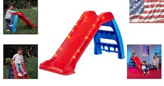 Red Light-Up Kids Slide with 8 LED Patterns – Perfect Fun for Ages 1.5-6