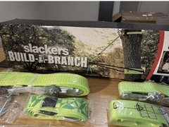 Slackers Build-A-Branch TreeZone Swing Slackline Kit w/ Hardware, Open box.