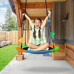 Eco-Friendly 24″ Swing Seat with Heavy-Duty Ropes – Perfect for Kids & Adults