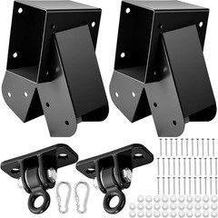 Heavy Duty a Frame Swing Set Bracket Kit Include 2 Brackets & 2 Swing Hangers wi