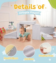 Foam Climbing Blocks with Ball Pit & Stairs for Toddlers Aged 1-3 -Soft Plays…