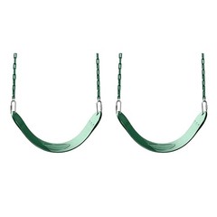 WS 4761 Heavy Duty Swing Seat Set of Outdoor Playground Swings with Coated Ch…